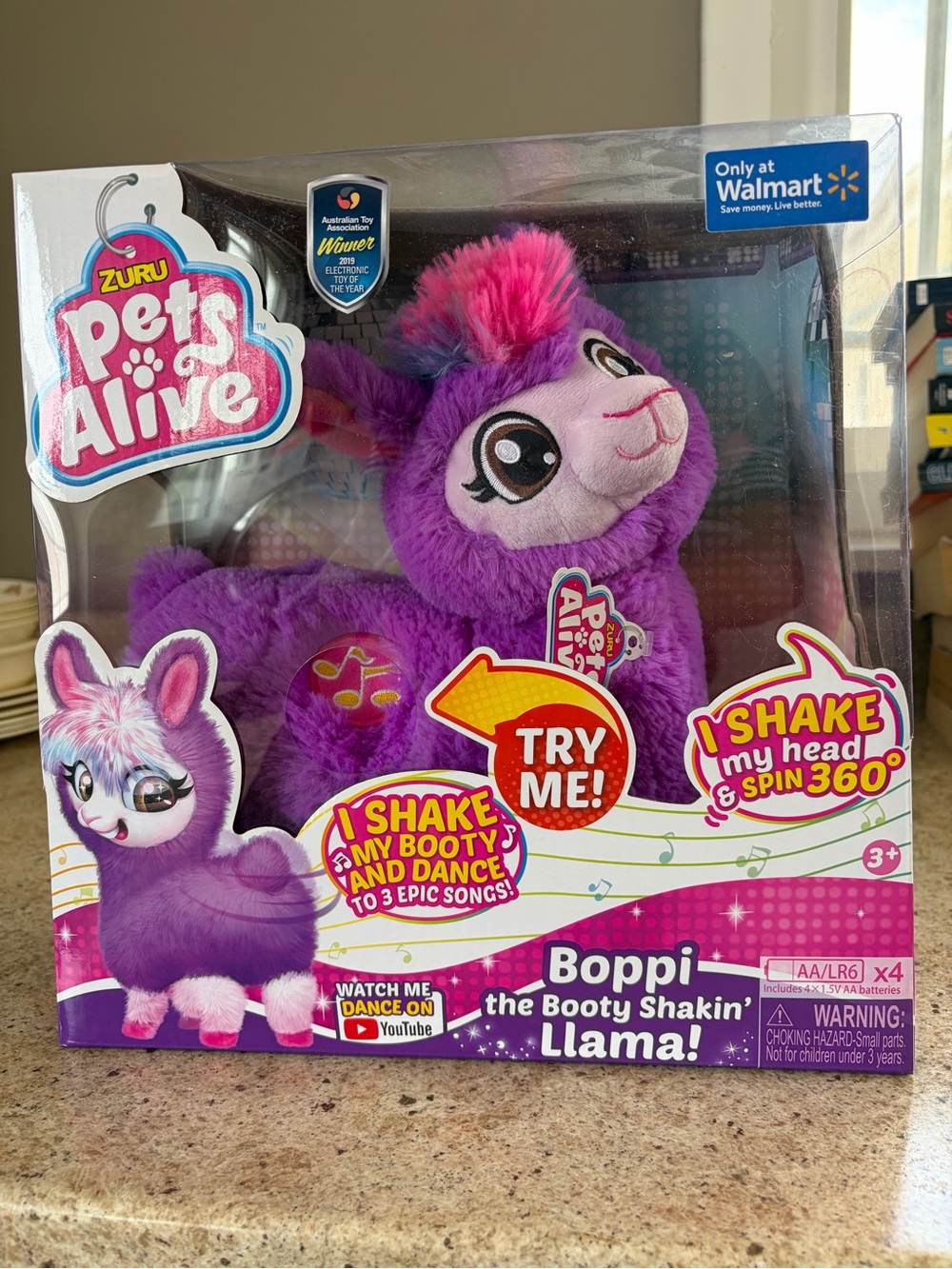 ZURU Pets Alive Boppi Purple Booty Shakin' Llama Toy NIB